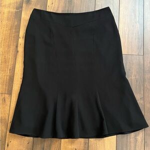 Classic Black Women's Flared Skirt
